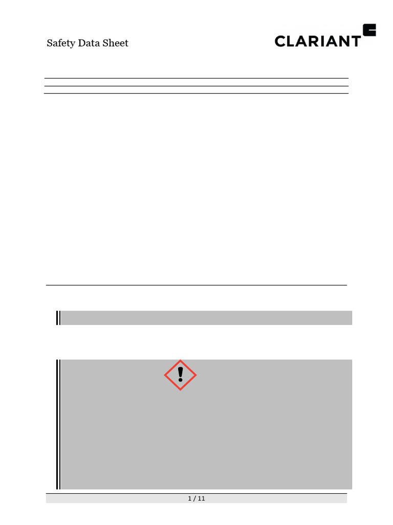 Emulsogen EPA 073 Safety Data Sheet | PDF | Toxicity | Dangerous Goods