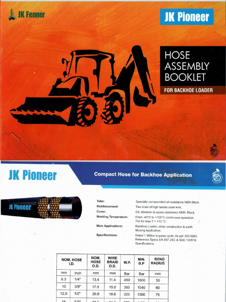 JCB Lift Ram Hose | PDF