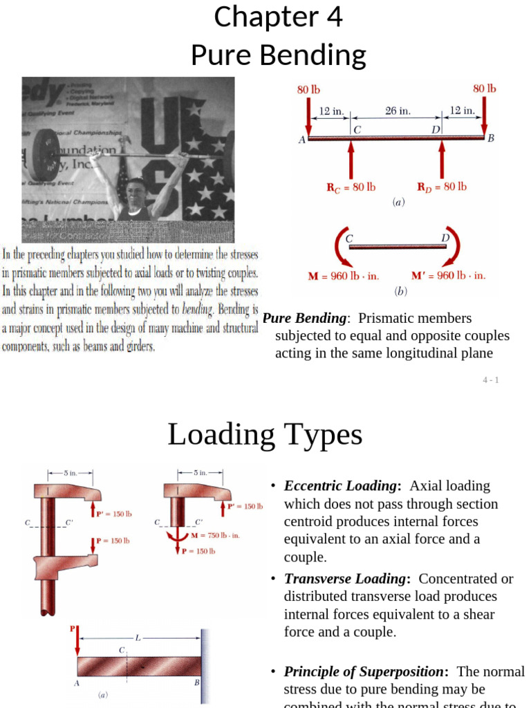 Mechanics of Pure Bending Stress | PDF | Bending | Stress (Mechanics)