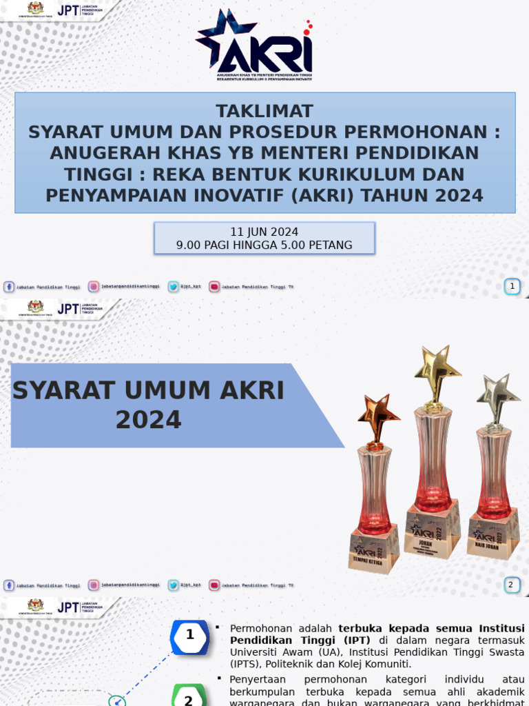 Syarat & Prosedur AKRI 2024 | PDF
