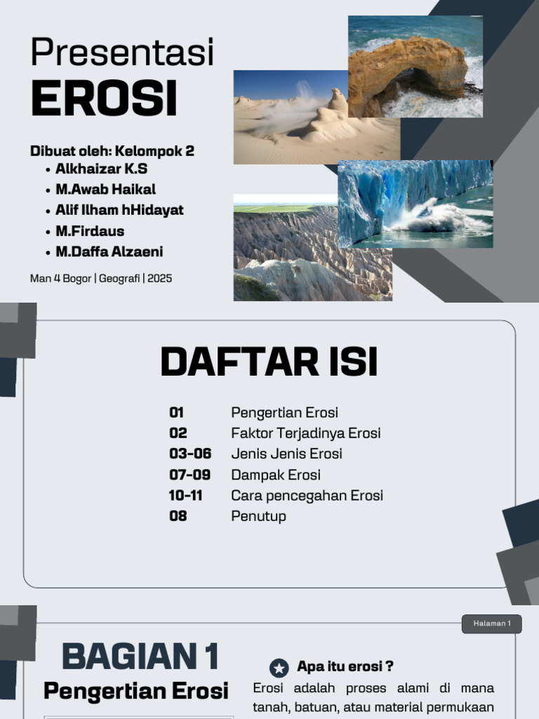 Erosi: Penyebab, Jenis, dan Pencegahan | PDF