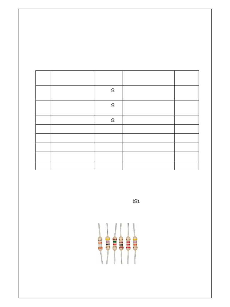 experiment 5 | PDF | Resistor | Printed Circuit Board