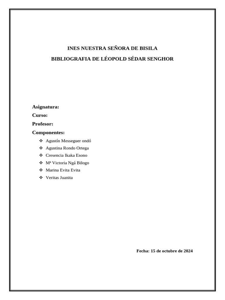 Ines Nuestra Señora de Bisila | PDF