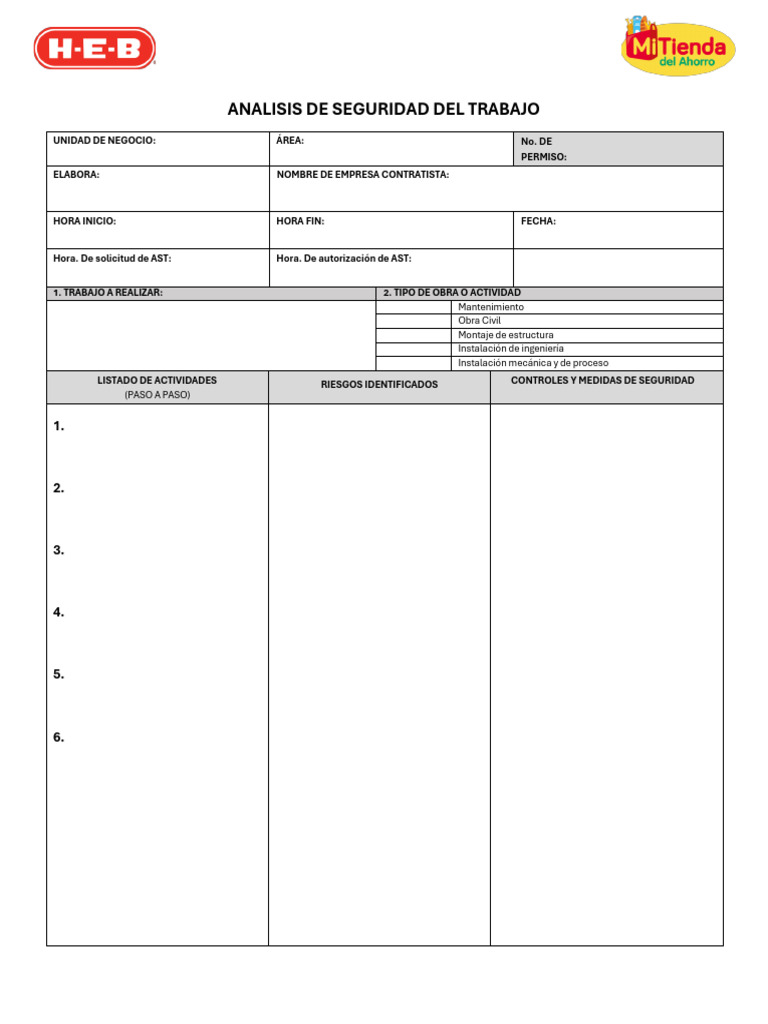 Análisis de Seguridad Laboral H-E-B | PDF