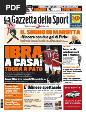 La Gazzetta Dello Sport 24 02 12