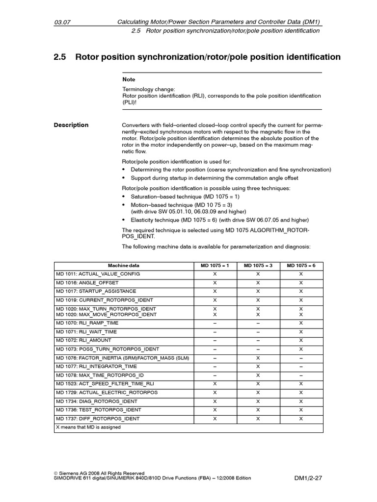 Rotor Position Identification Techniques | PDF | Electric Motor ...