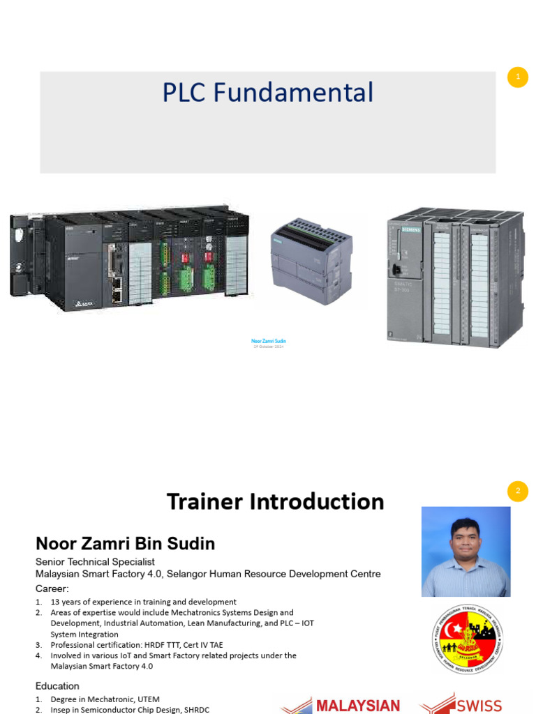 PLC Fundemental | PDF | Programmable Logic Controller | Input/Output