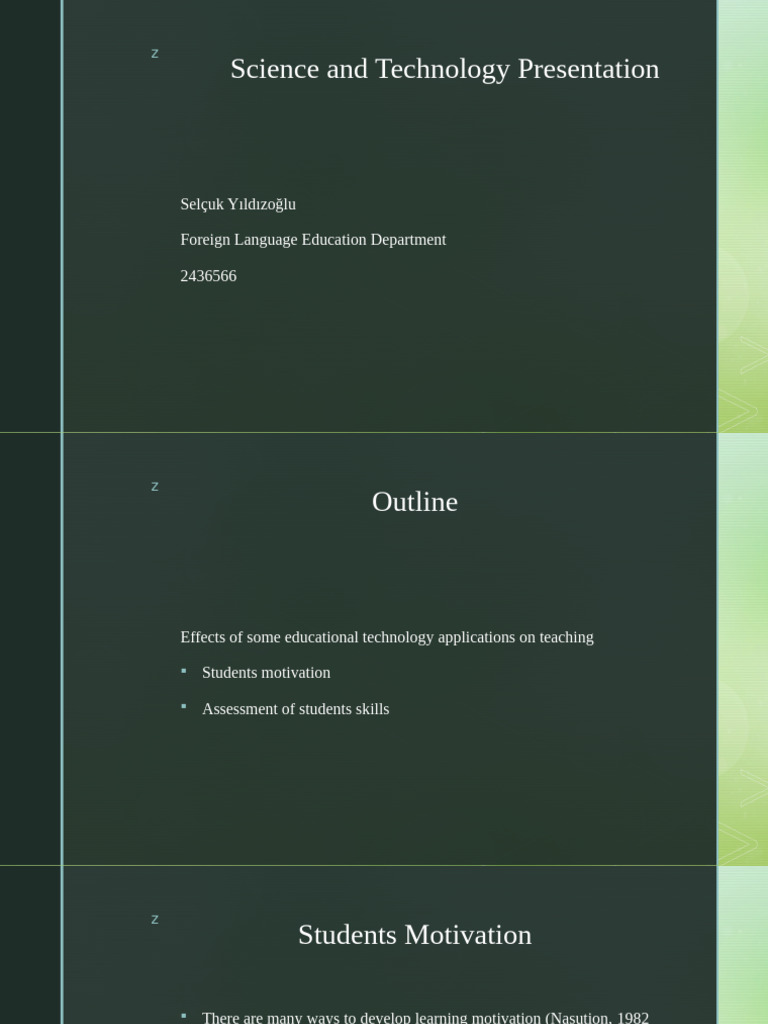 Science and Technology | PDF | Educational Technology | Learning