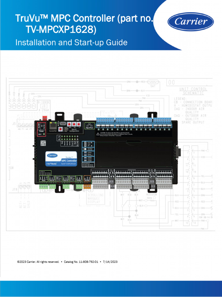 MPC Controller (Part No. Tv-Mpcxp1628) : Truvu™ | PDF | Power Supply ...