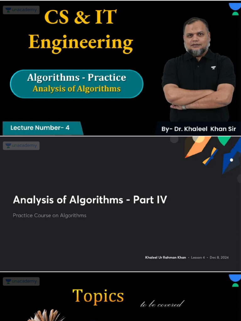 Analysis of Algorithms Part IV No Anno | PDF