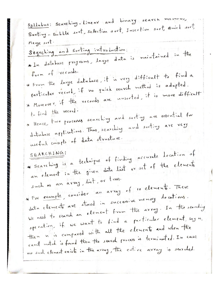 DS Notes Unit 1 - Part 2 | PDF