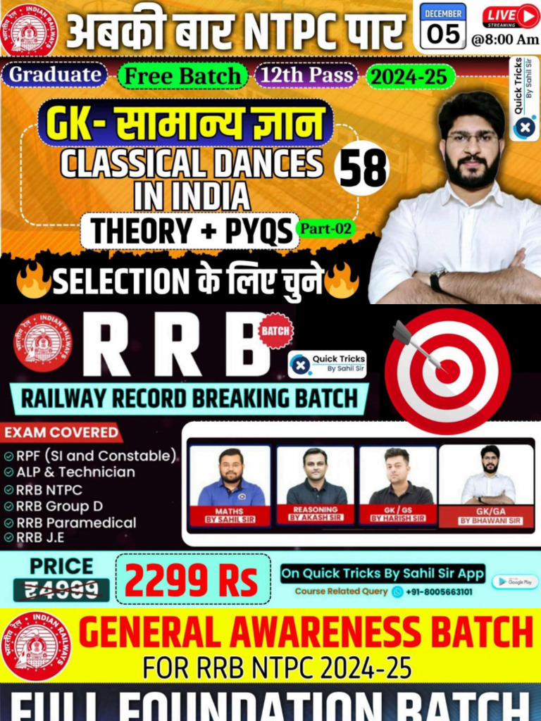 NTPC - Gk-8Am - 5th Dec Notes (1) - Compressed | PDF