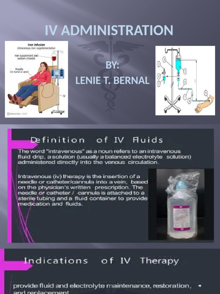 IV Infusion | PDF