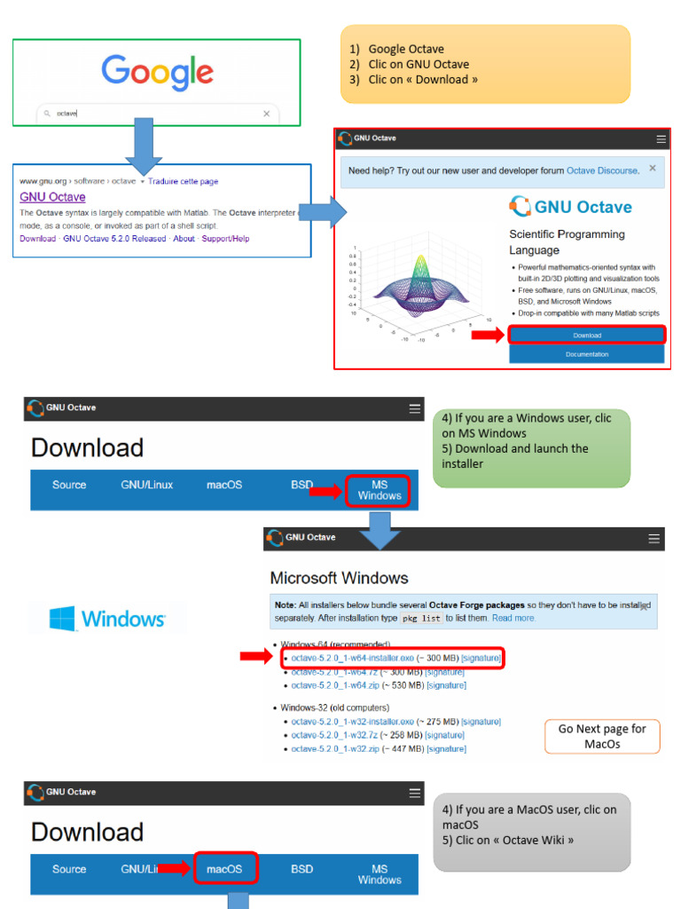 Install GNU Octave on Windows & Mac | PDF