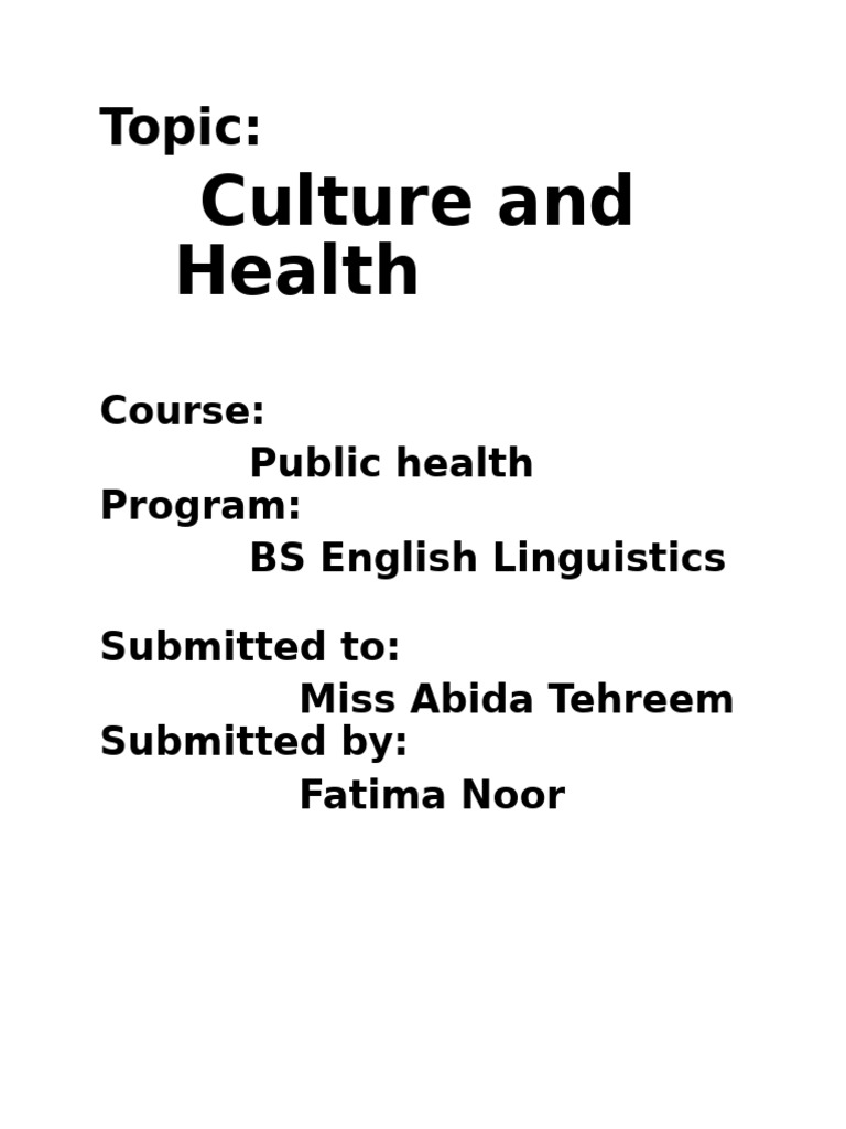 what-is-culture-pdf-health-care-medical-diagnosis