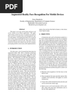 Download Augmented Reality Face Recognition for Mobile Devices by Gerry Hendrickx SN82664704 doc pdf