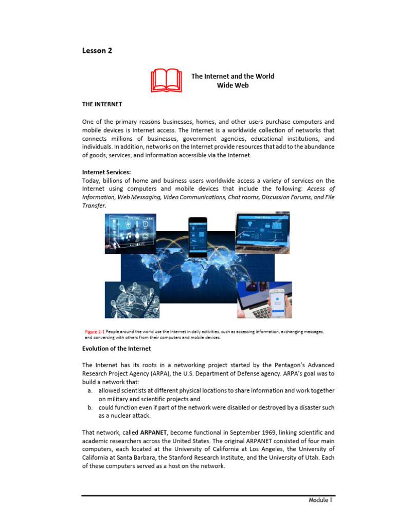 Understanding Internet Evolution And Access Pdf World Wide Web