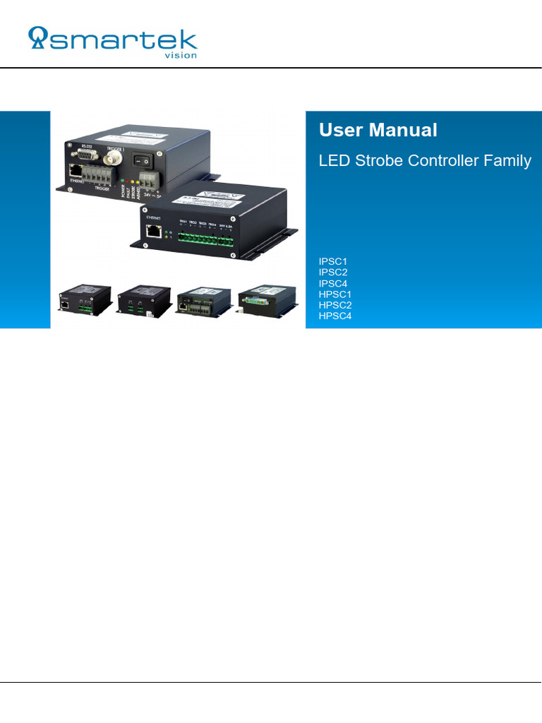 SMARTEKvision StrobeController User Manual v2 2 1 | PDF | Power Supply ...