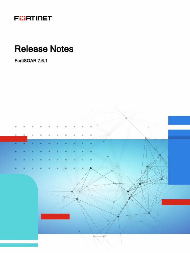 FortiSOAR-7 6 1-Release - Notes | PDF | Computer Security | Security