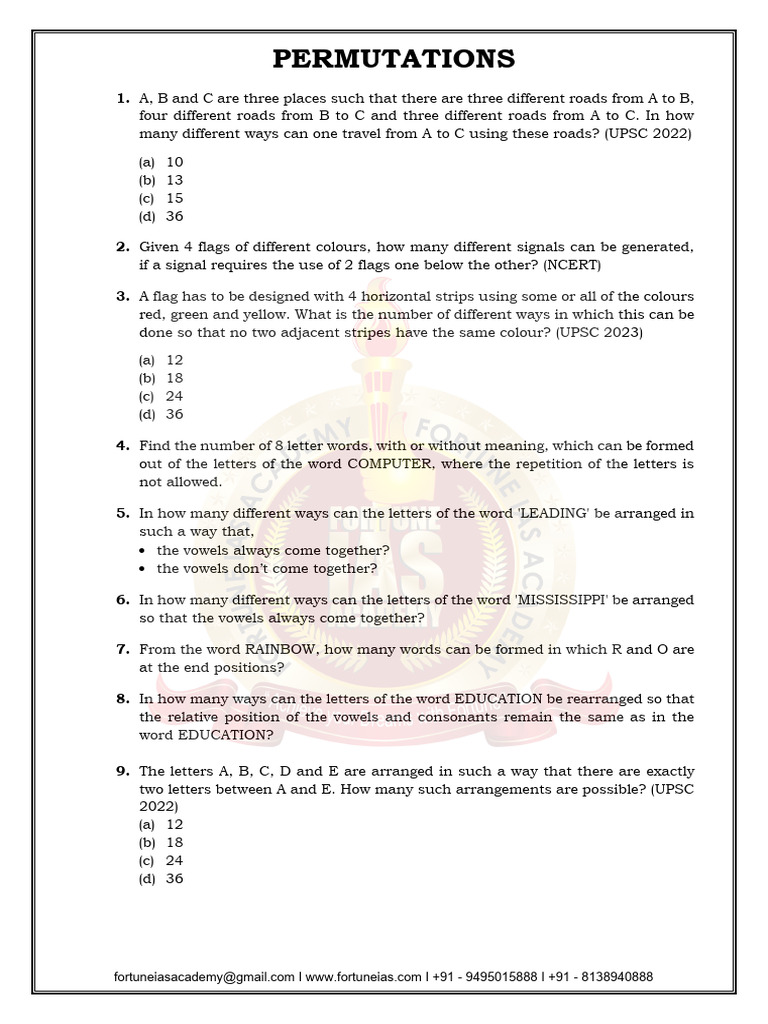 Permutations Pdf Consonant Linguistics
