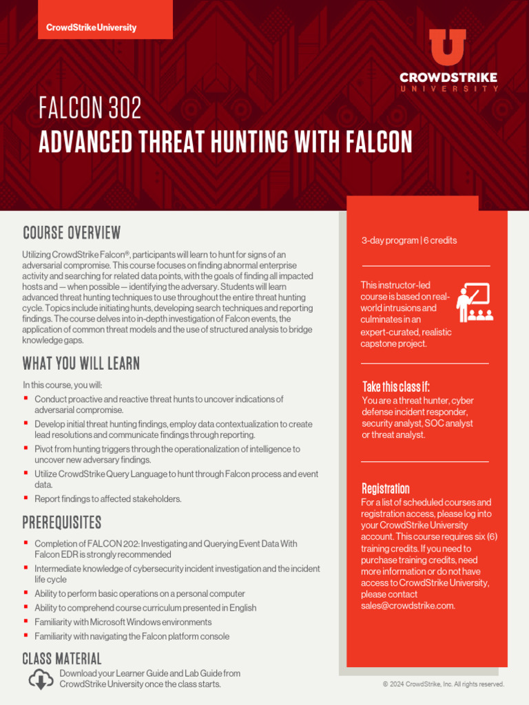 Advance Threat Hunting With Falcon | PDF | Methodology | Data