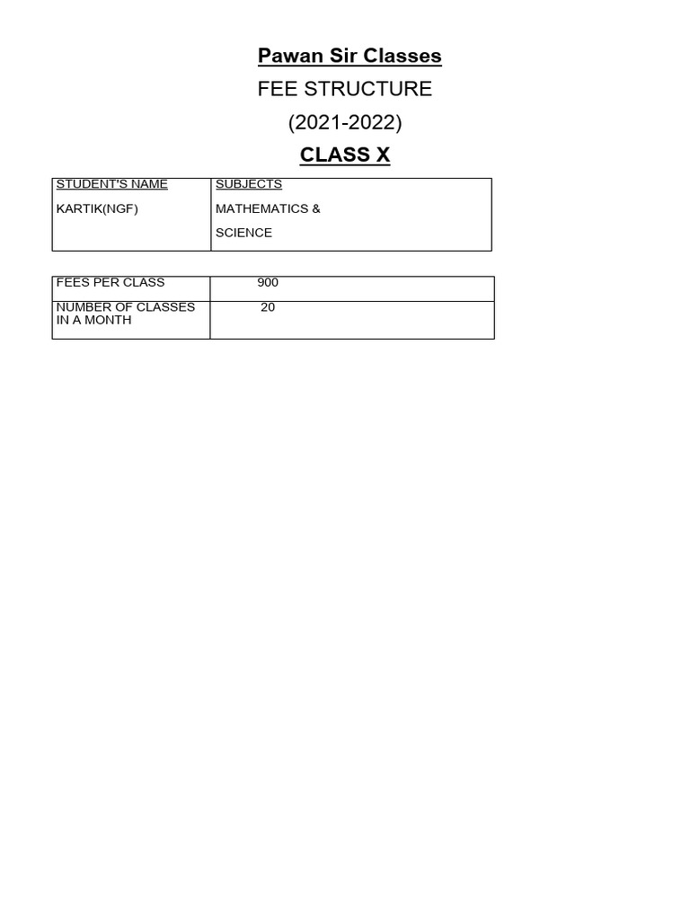 PDF FEES | PDF