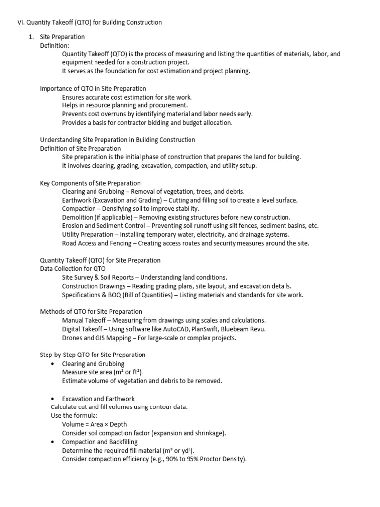 Quantity Takeoff for Building Construction | PDF | Concrete ...