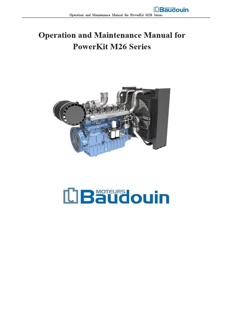 PowerKit M26 Series Maintenance Manual | PDF | Diesel Fuel | Engines