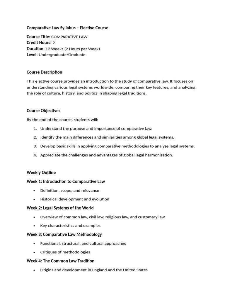 comparative-law-syllabus-pdf-comparative-law-jurisprudence