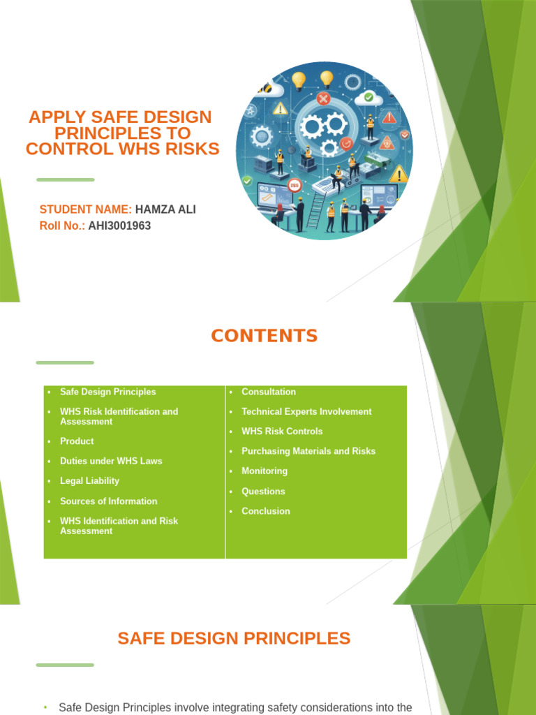 Hamza Presentation 01 | PDF | Occupational Safety And Health | Safety