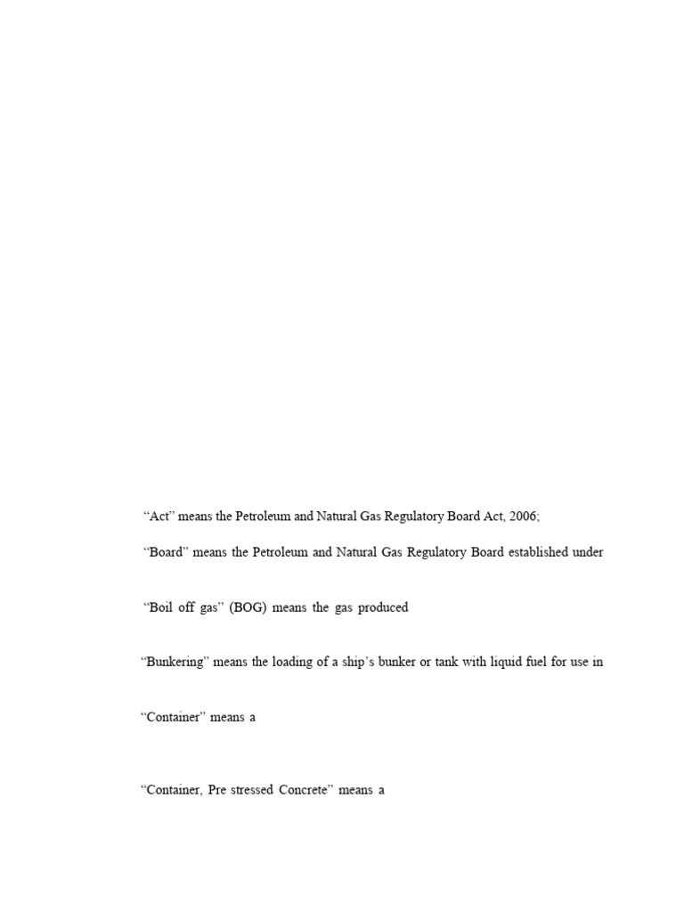 LNG Facility Safety Standards Regulations | PDF | Liquefied Natural Gas ...