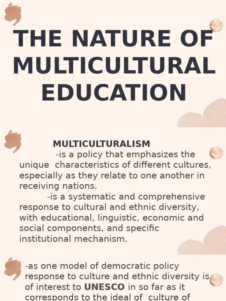 Understanding Multicultural Education Pdf Multiculturalism Teachers