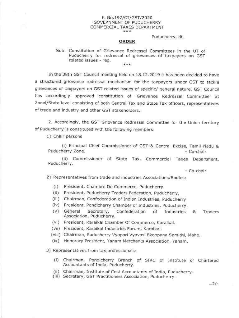 Puducherry GRC | PDF