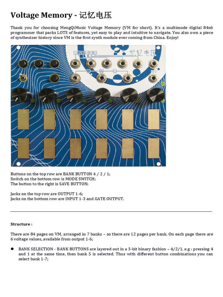 Voltage+Memory+Manual | PDF | Arduino | Computer File