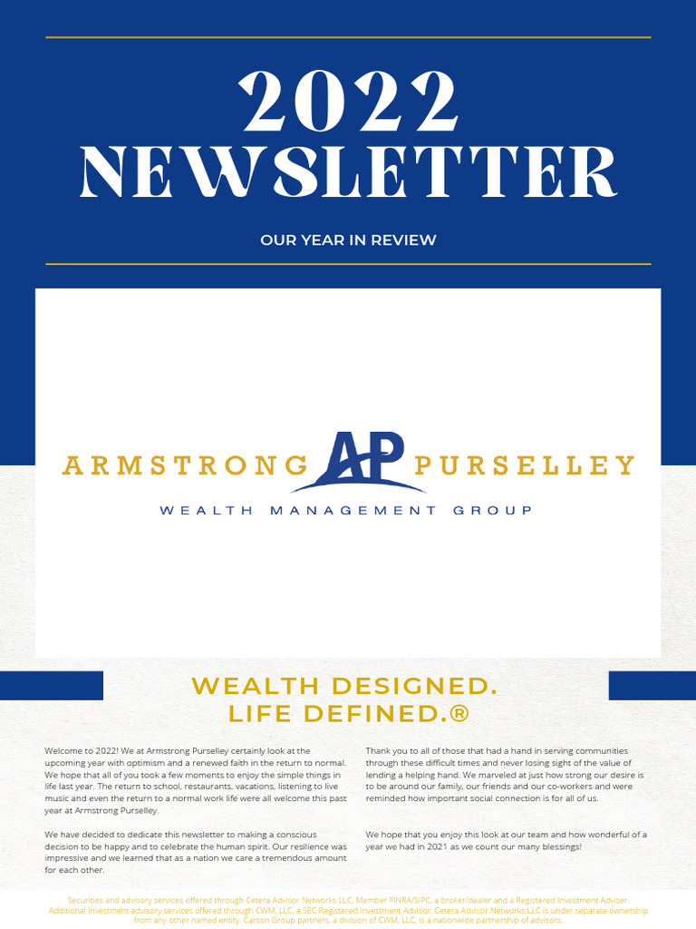 2022 AP Newsletter - Compressed | PDF | Financial Adviser