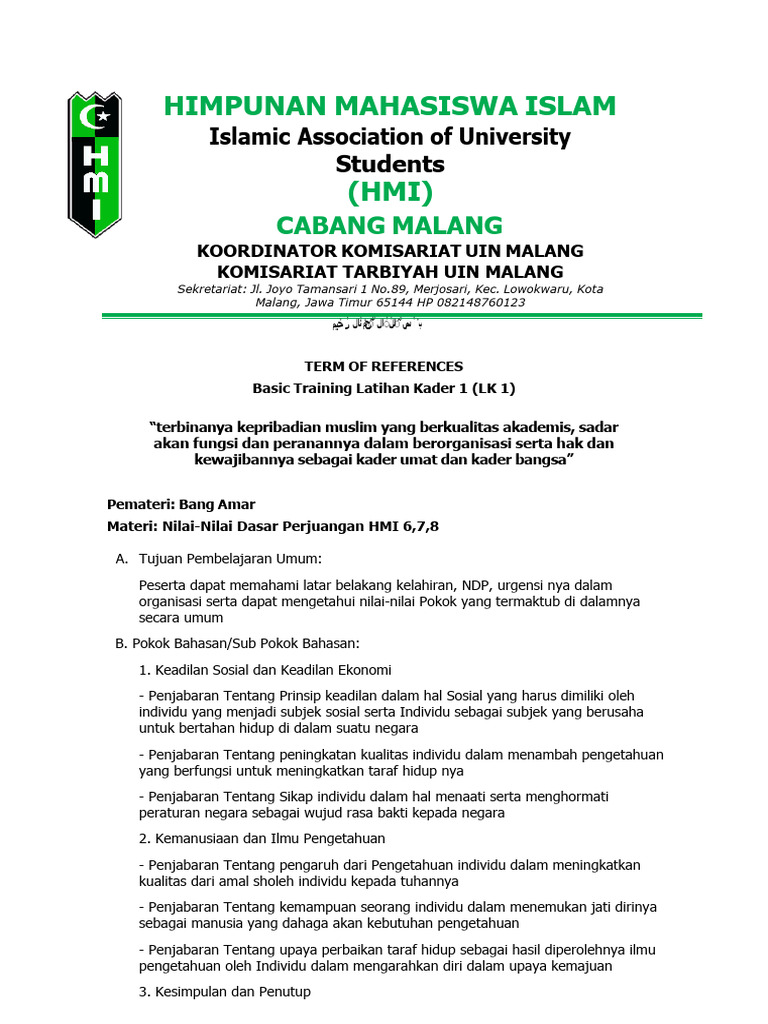 TOR NDP HMI 6,7,8 (Bang Amar) | PDF