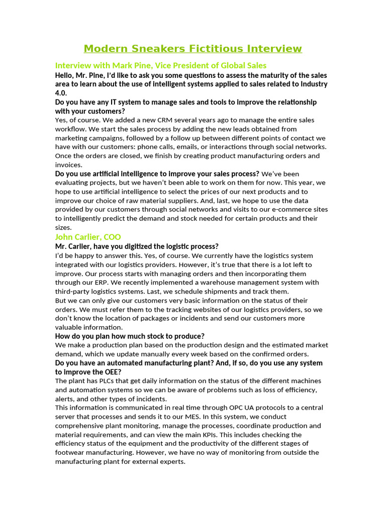 Modern Sales Strategies in Footwear Industry | PDF | Customer ...