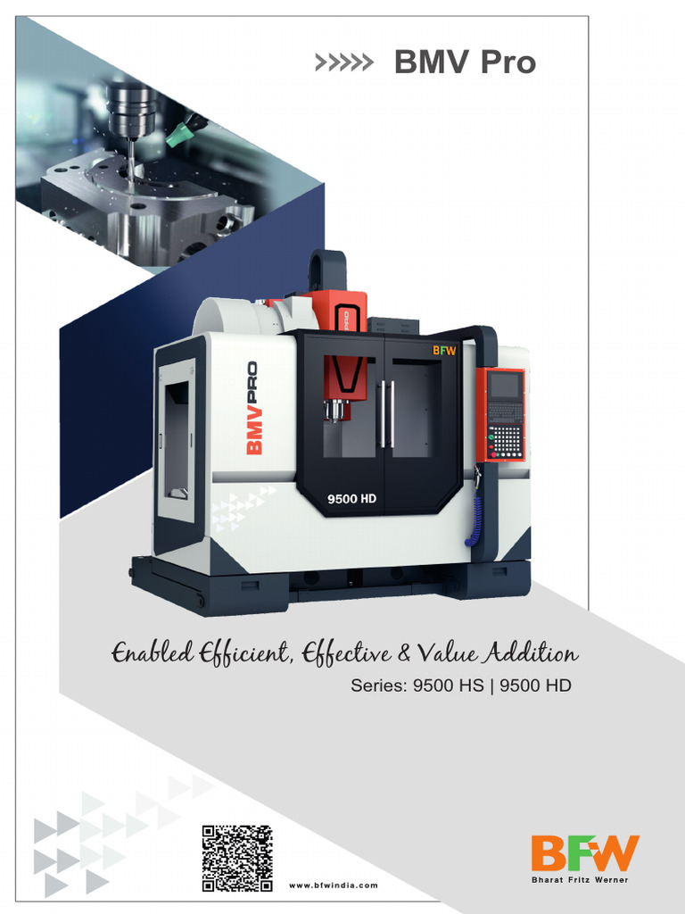 BFW BMV Pro Vertical Machining Center | PDF | Mechanical Engineering ...