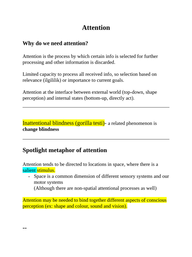 Understanding Attention and Action Mechanisms | PDF | Disgust | Emotions