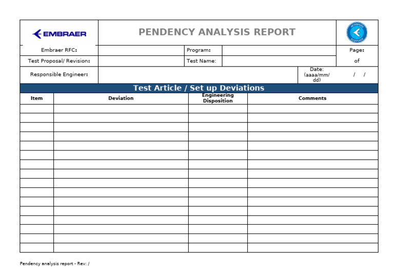 E-Pendency Analysis Report | PDF