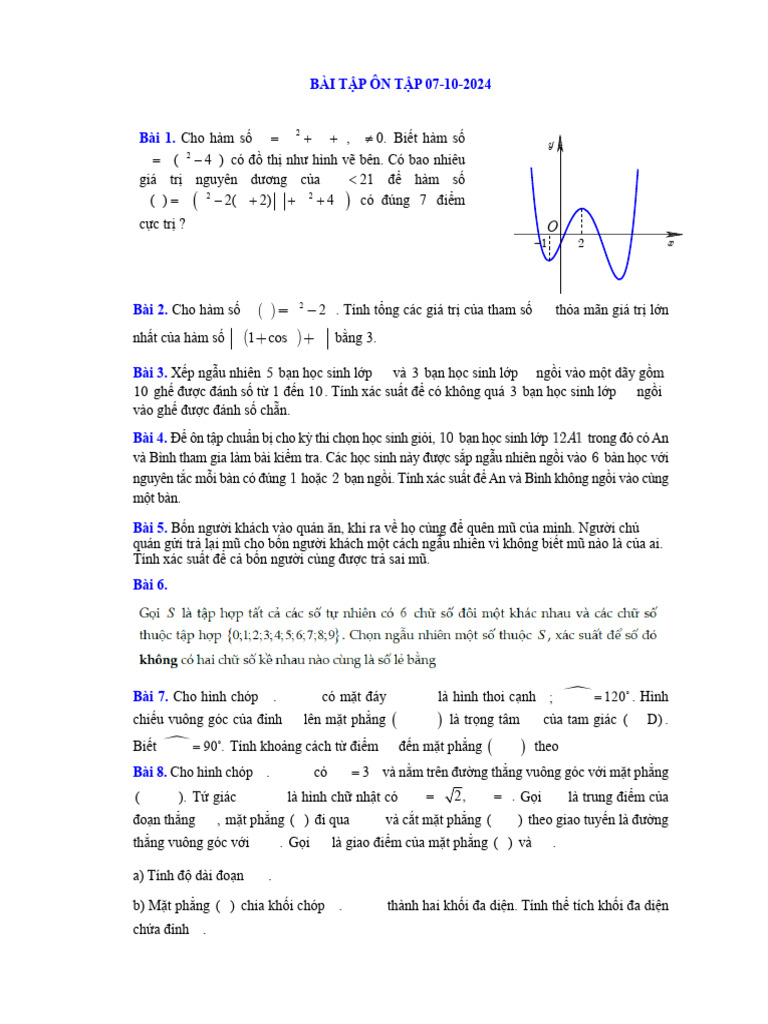 Bai On Tap 07-10-2024 | PDF