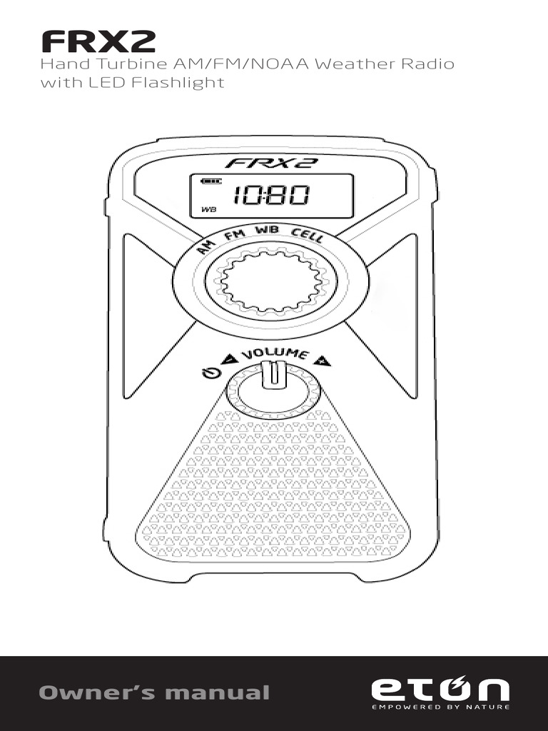 Eton Weather Radio Manual | PDF | Flashlight | Clock