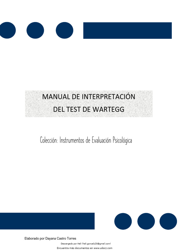 Manual de Interpretación del Test de Wartegg | PDF | Percepción ...