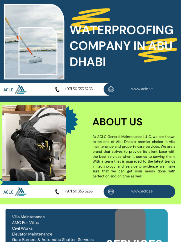 Waterproofing Company in Abu Dhabi | PDF