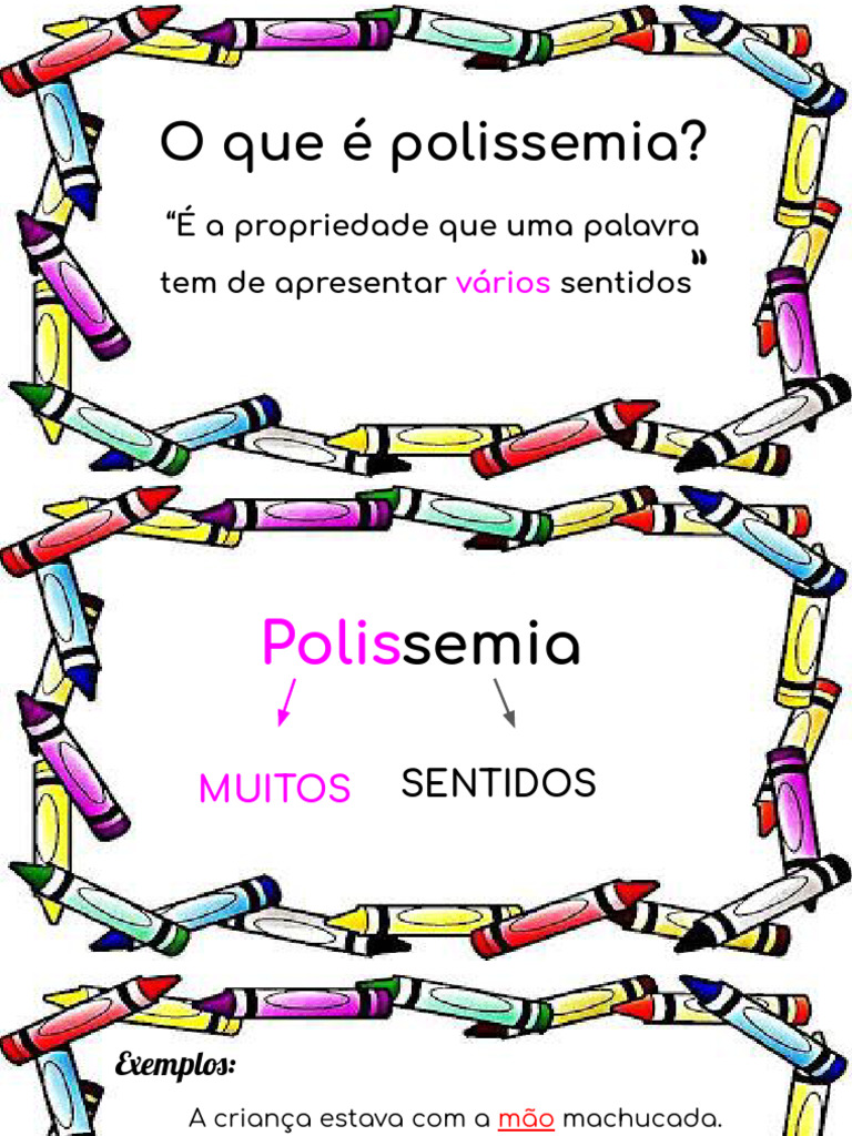 Definição e Exemplos de Polissemia | PDF