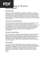 To Kill a Mockingbird: Themes & Analysis | PDF | To Kill A Mockingbird