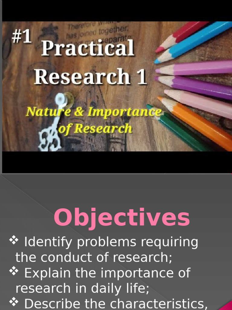 Practical Research 1 Week 1 | PDF