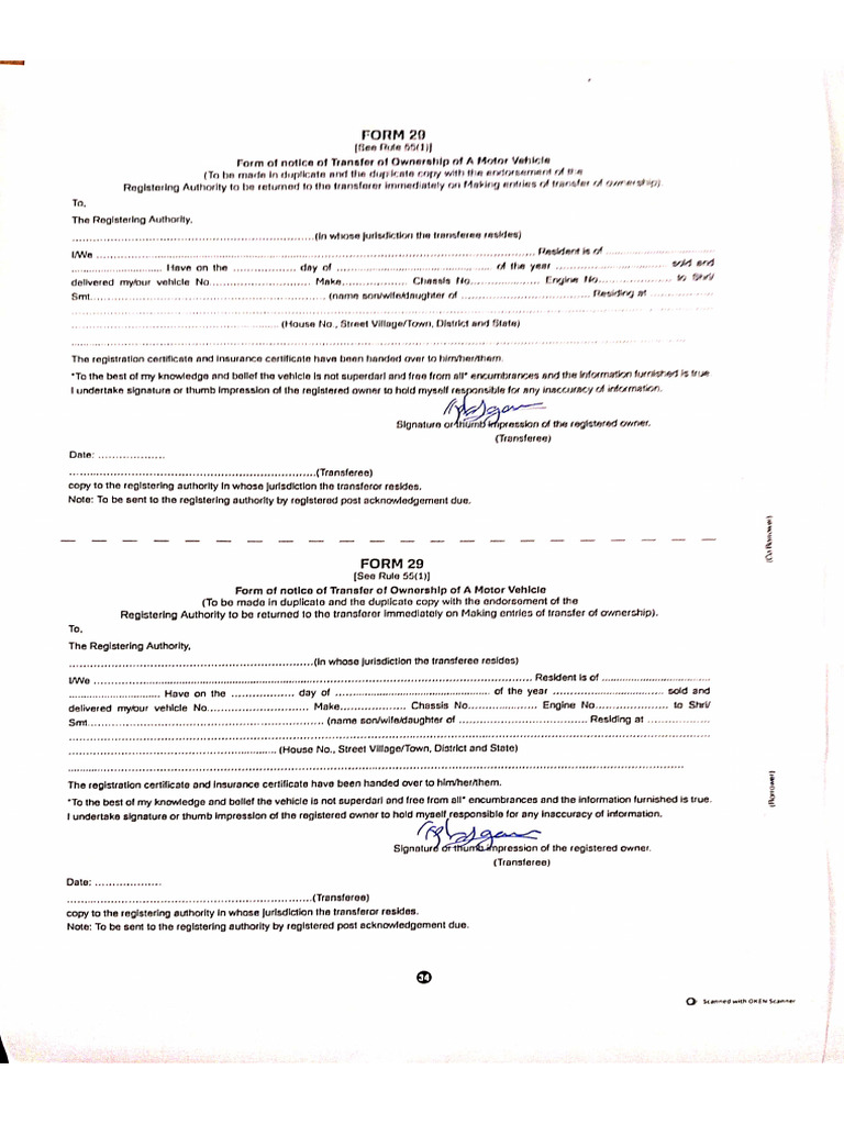 Form 29 | PDF