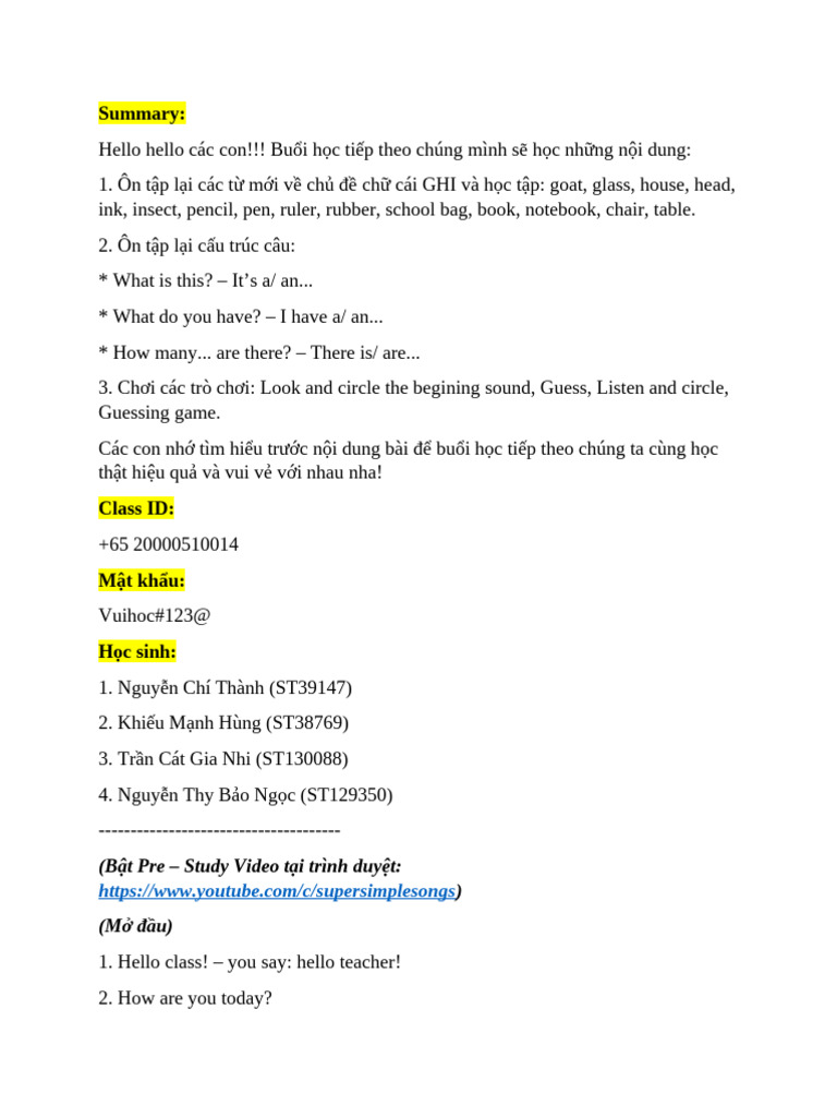 TA.2022.2982 - 20h - Level 1, Unit 3A, SES 4 | PDF