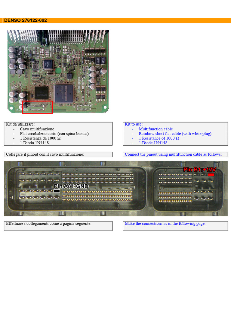 Nec Toyota Denso 276122-092 | PDF